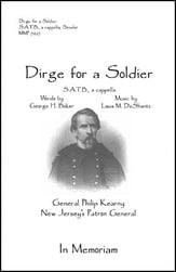 Dirge for a Soldier SATB choral sheet music cover